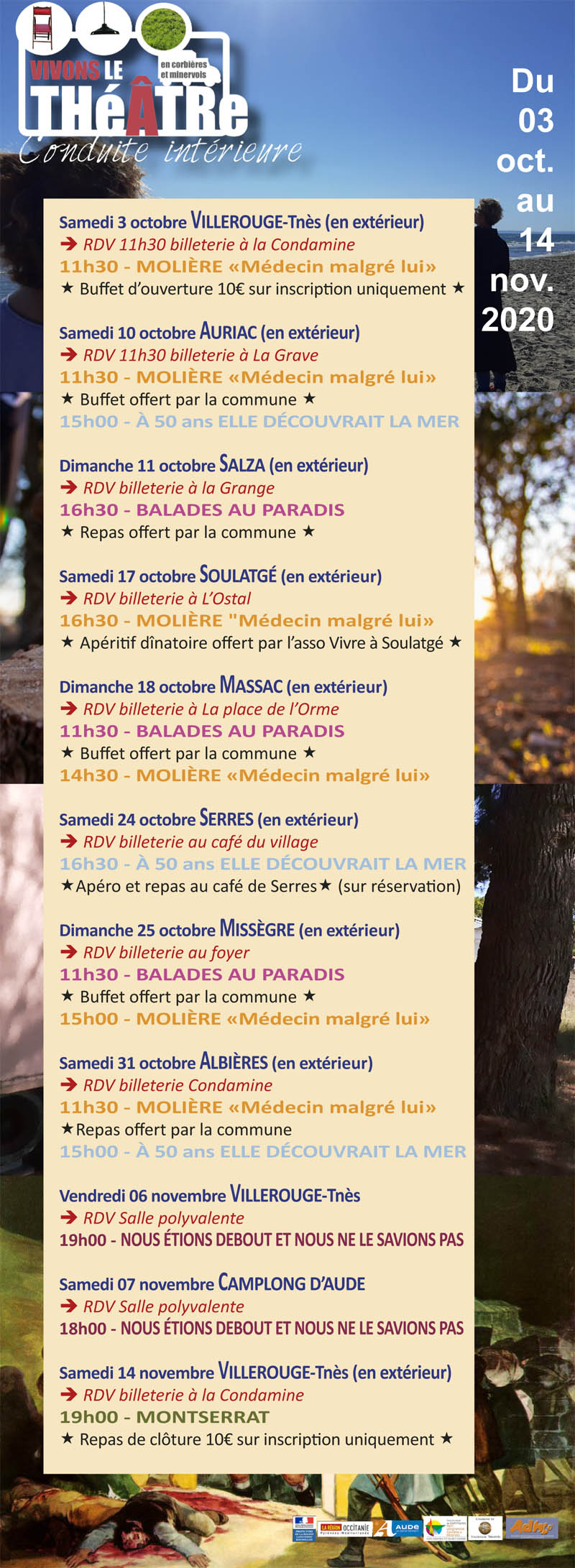 Vivons le théâtre en Corbières Minervois